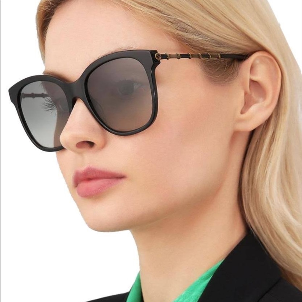 NEW GUCCI GG0654S 001 BLACK SUNGLASSES GUCCI